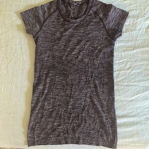 Burgundy Swiftly Tech Short Sleeve